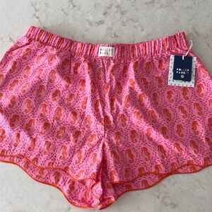 Seahorse Poplin Boxer Shorts Pink - Roller Rabbit x Target NWT L